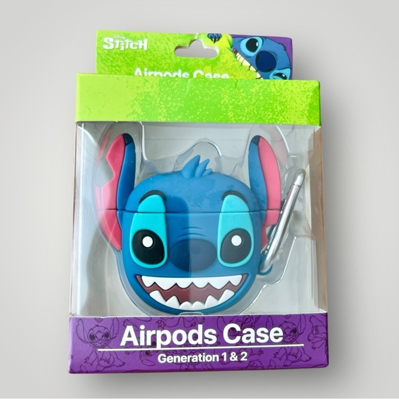 Disney Lilo & Stitch Airpods Case Compatible with Airpods Generation 1 & 2 New - Picture 4 of 6